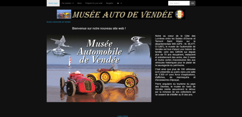 Screenshot 2021-11-30 at 17-05-15 Automobile Museum of Vendee