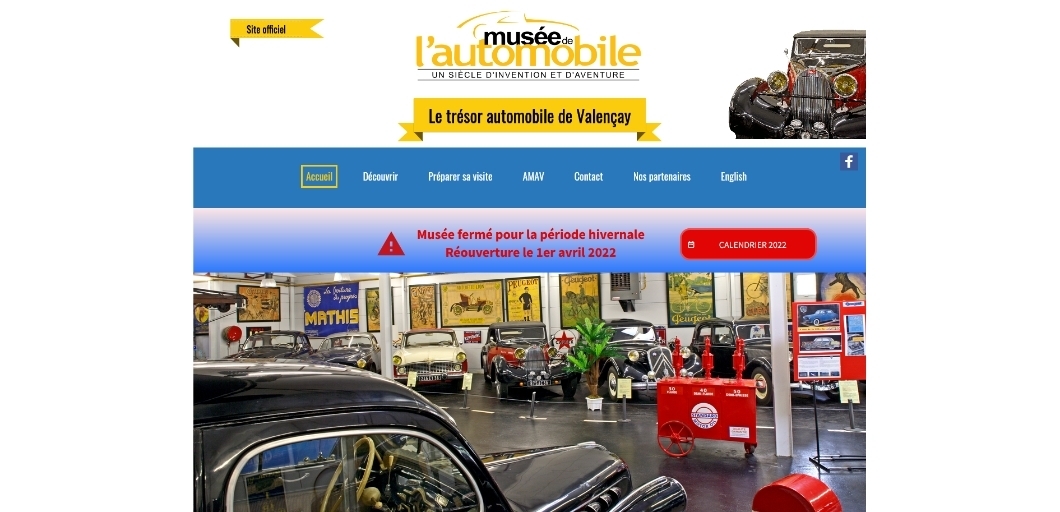 Screenshot 2022-02-10 at 16-21-14 Site officiel du Musée de l’Automobile de Valençay