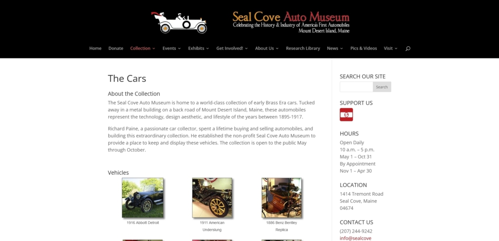 Screenshot 2022-02-12 at 06-48-11 The Cars – Seal Cove Auto Museum