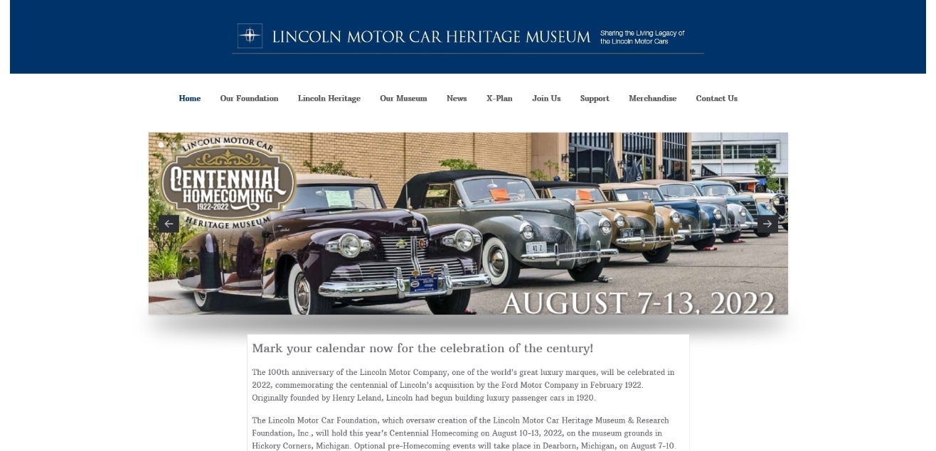 Screenshot 2022-02-12 at 07-13-16 Lincoln Car Museum – Home
