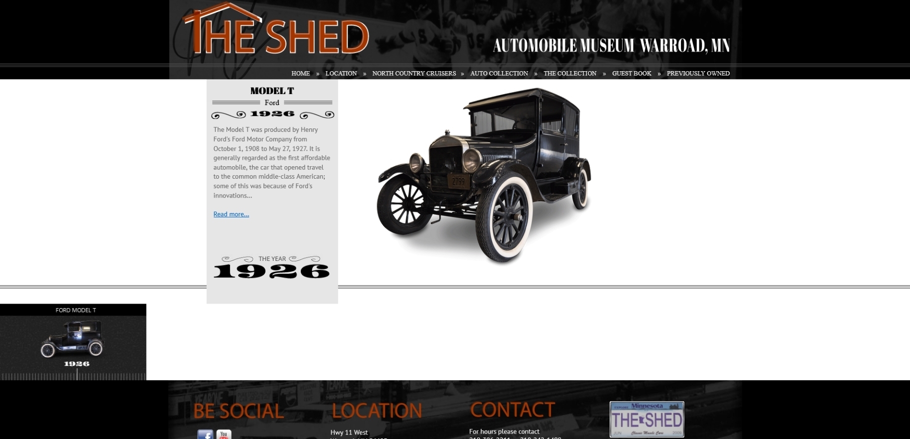 Screenshot 2022-02-12 at 07-21-58 The Shed Automobile Museum – Warroad, MN