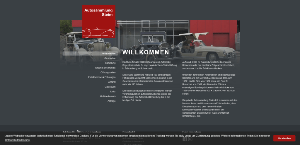 Screenshot 2022-04-01 at 17-52-06 Die Autosammlung mit über 100 Oldtimern in Schramberg – Autosammlung Steim Schramberg