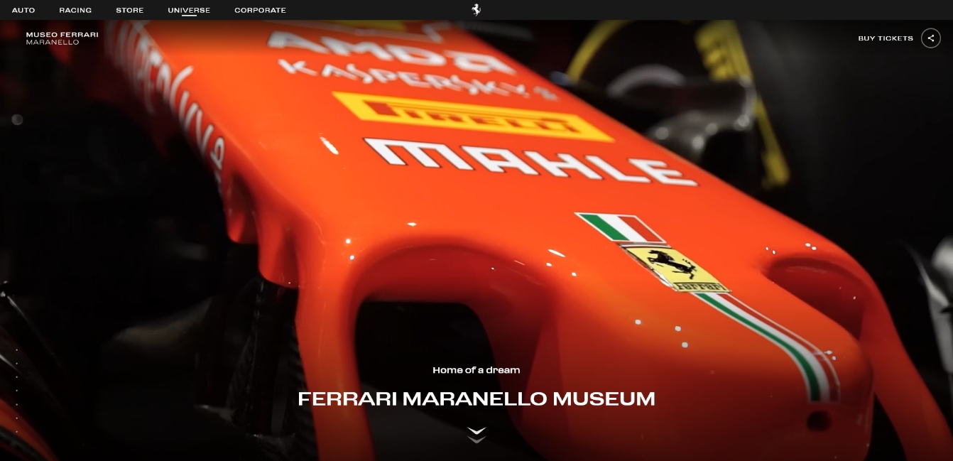 Screenshot 2022-04-05 at 14-58-42 Musei Ferrari Maranello – Ferrari.com