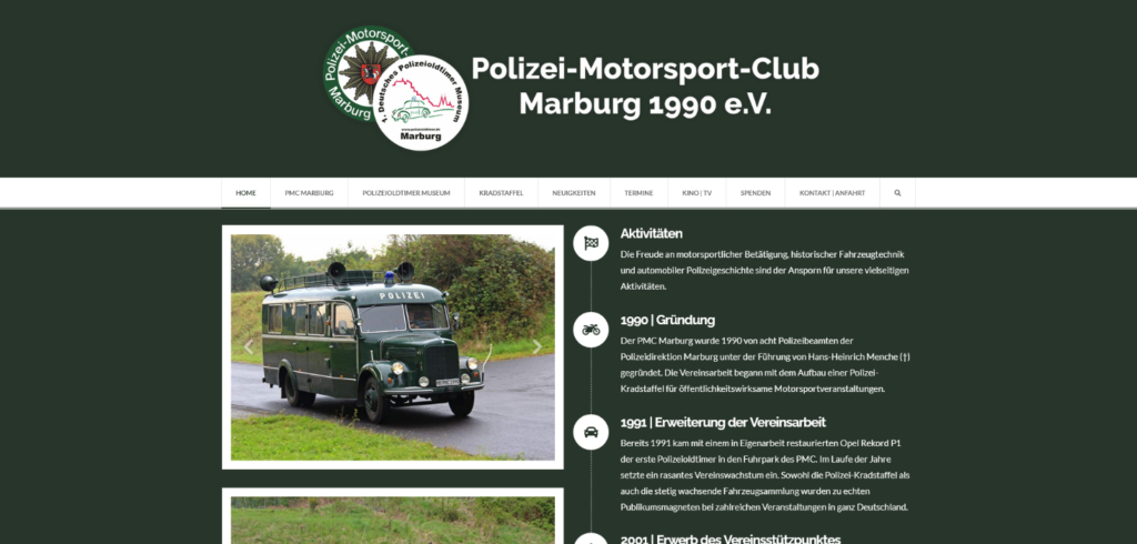 Screenshot 2022-05-06 at 08-11-28 Polizei-Motorsport-Club Marburg 1990 e.V. Polizeioldtimer Akrobatik auf zwei Rädern und vieles mehr