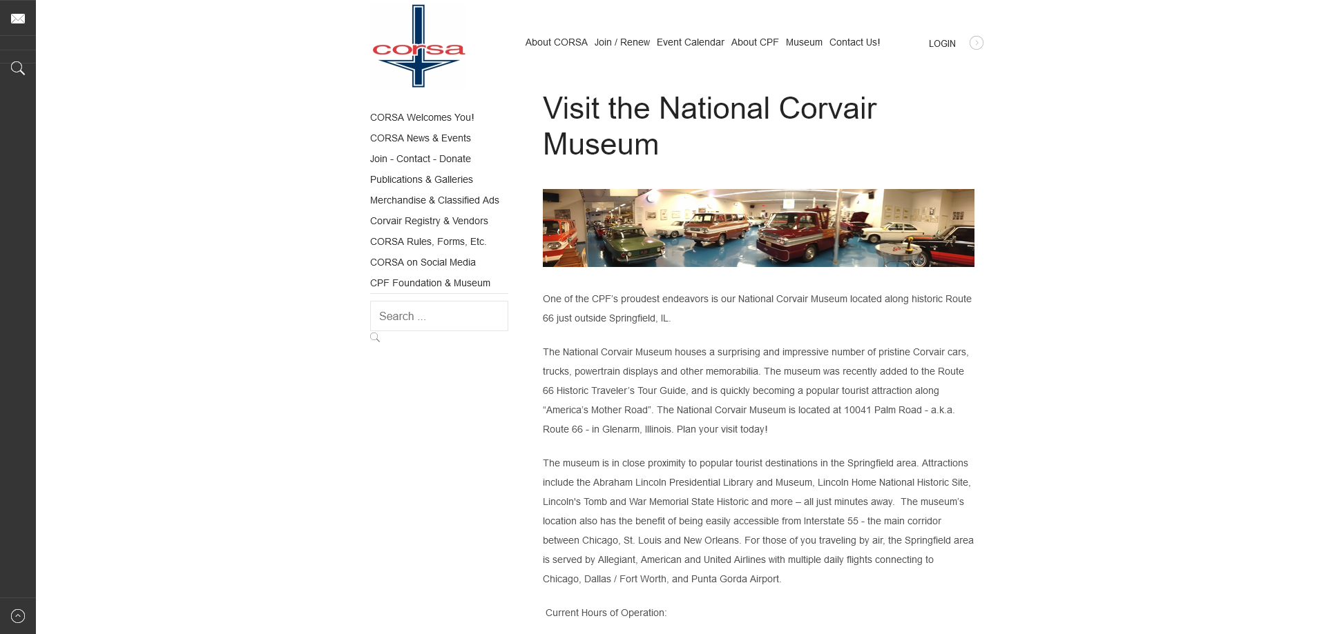 National Corvair Museum