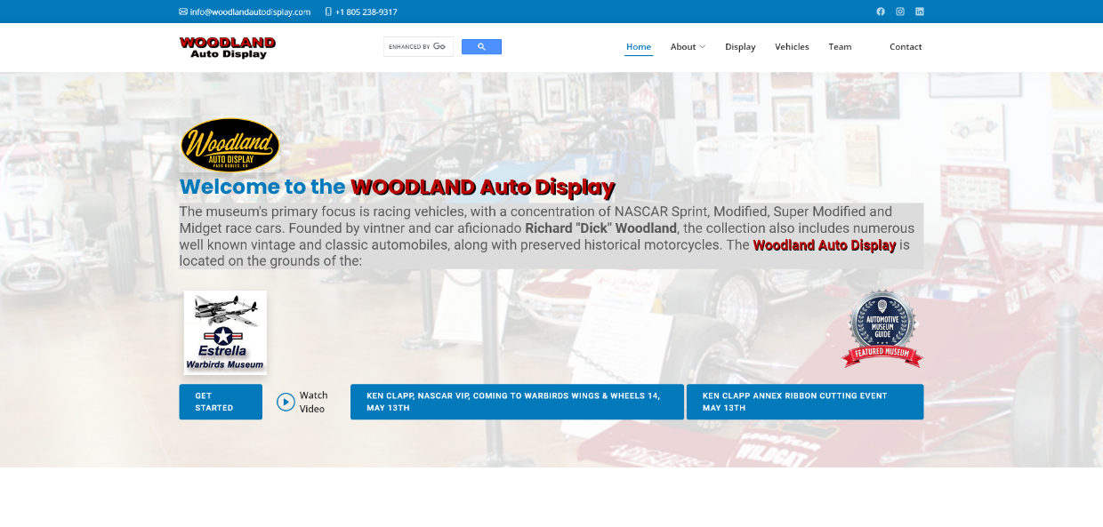 Woodland Auto Display
