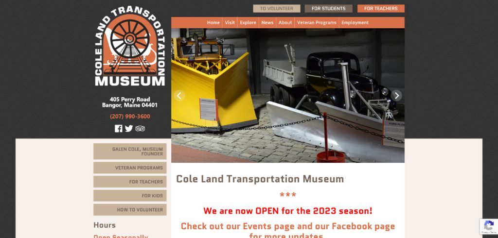 Screenshot 2023-05-07 at 08-41-11 Cole Land Transportation Museum – Cole Museum