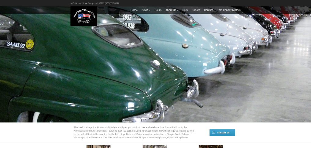 Screenshot 2023-05-11 at 12-20-15 Saab Heritage Car Museum USA – To preserve Saab Cars for future generations
