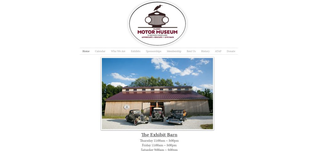 Screenshot 2023-05-12 at 09-35-57 Exhibits Classic Motor Museum St. Michaels
