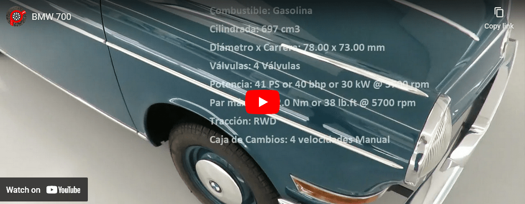 BMW 700 1959 – 1965