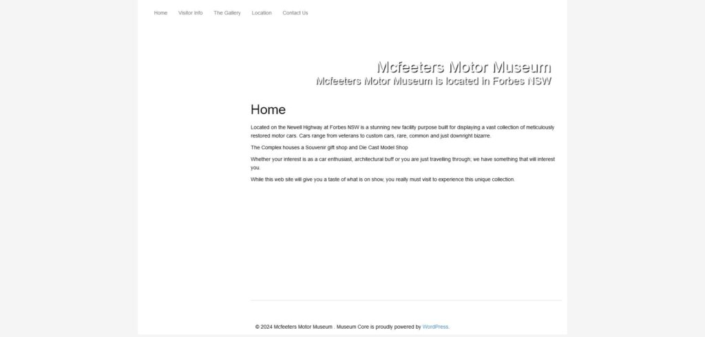 Screenshot 2024-02-20 at 15-29-15 Mcfeeters Motor Museum – Mcfeeters Motor Museum is located in Forbes NSW