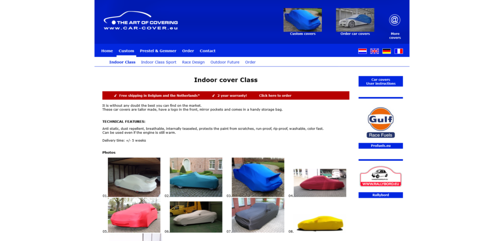 Screenshot 2024-07-24 at 09-47-14 Indoor cover Class – Custom – Car-cover.eu